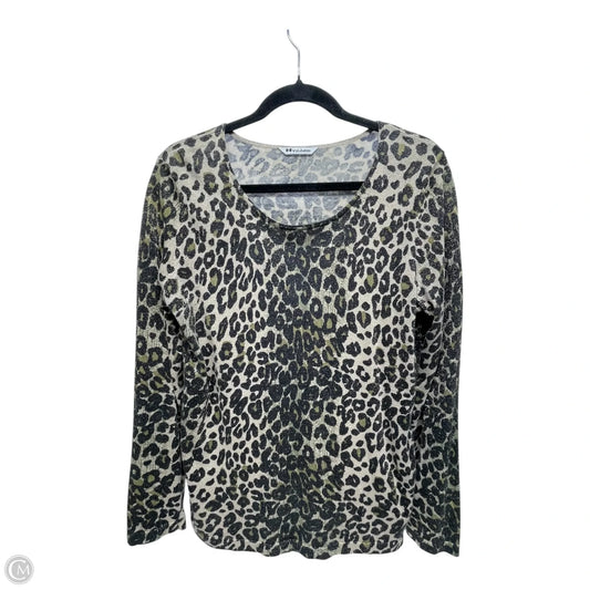 Sweater By NYGARD Collection In Leopard Print, Size: S
