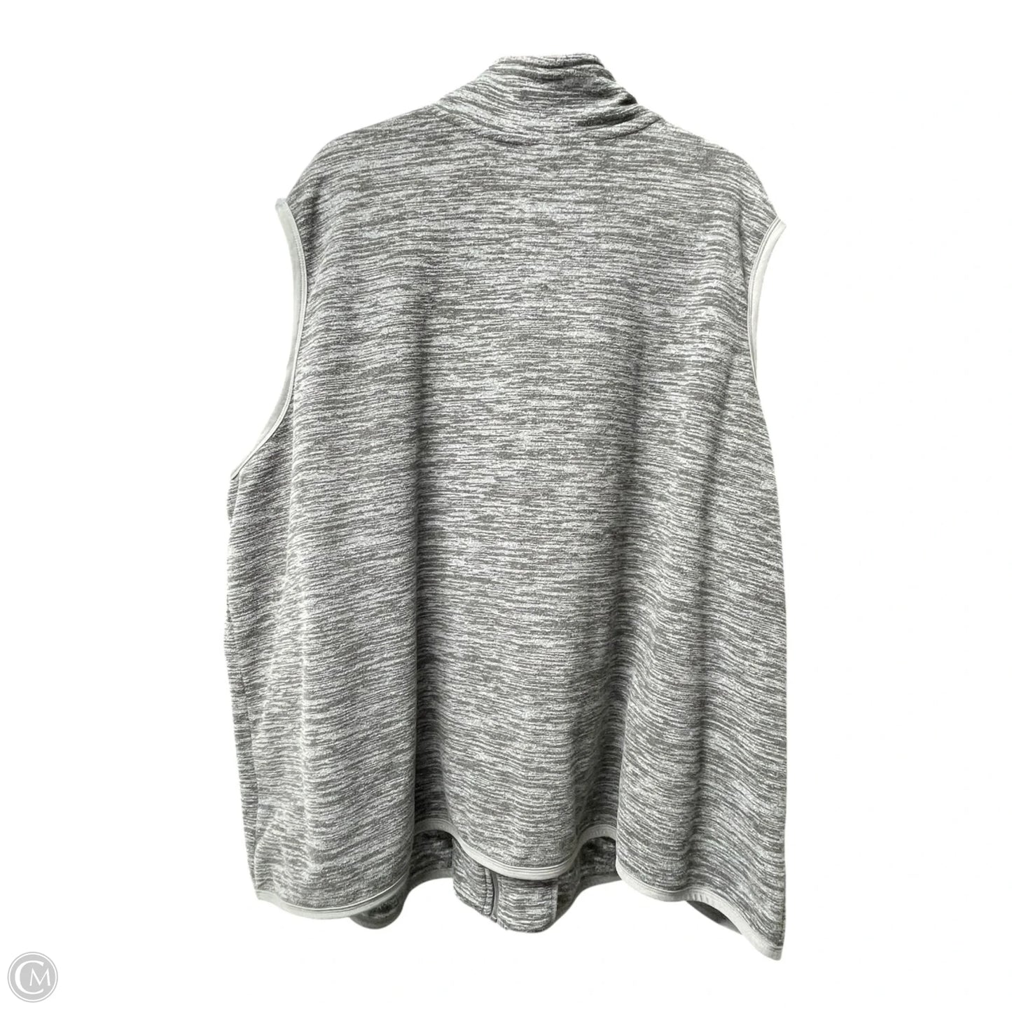 Vest Fleece By Woman Within In Grey, Size: 3x