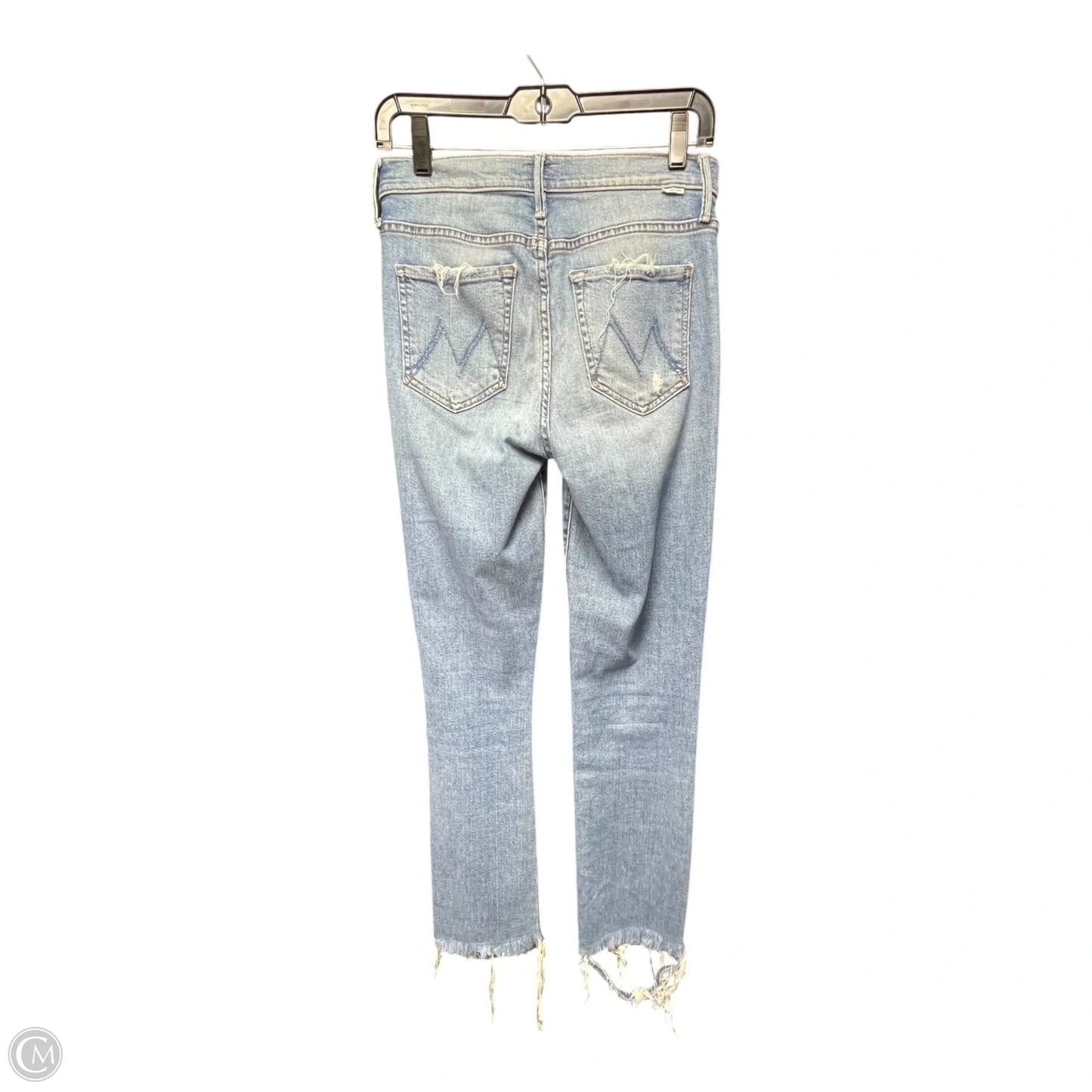 Jeans Straight By Mother Jeans In Blue Denim, Size: 2