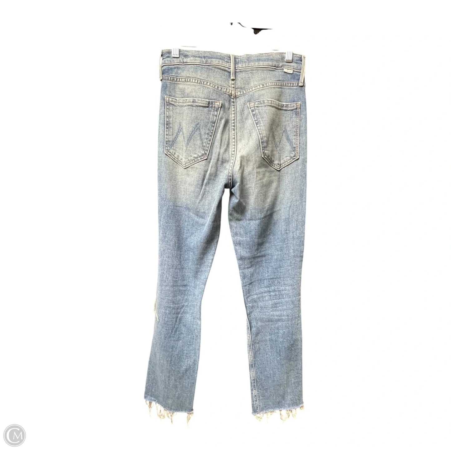 Jeans Straight By Mother Jeans In Blue Denim, Size: 2