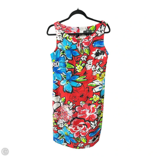 Dress Casual Short By Ronnie Nicole In Floral Print, Size: 10