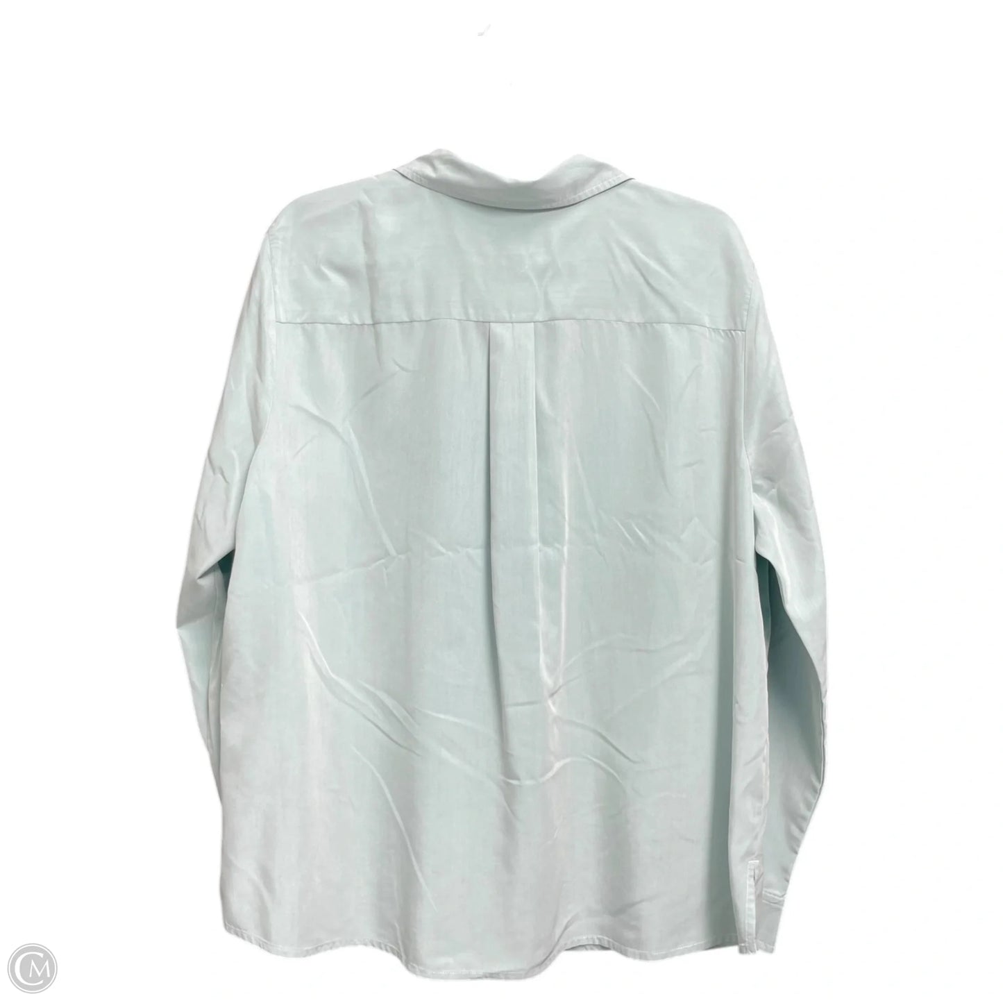 Top Long Sleeve By Chicos In Aqua, Size: Xl