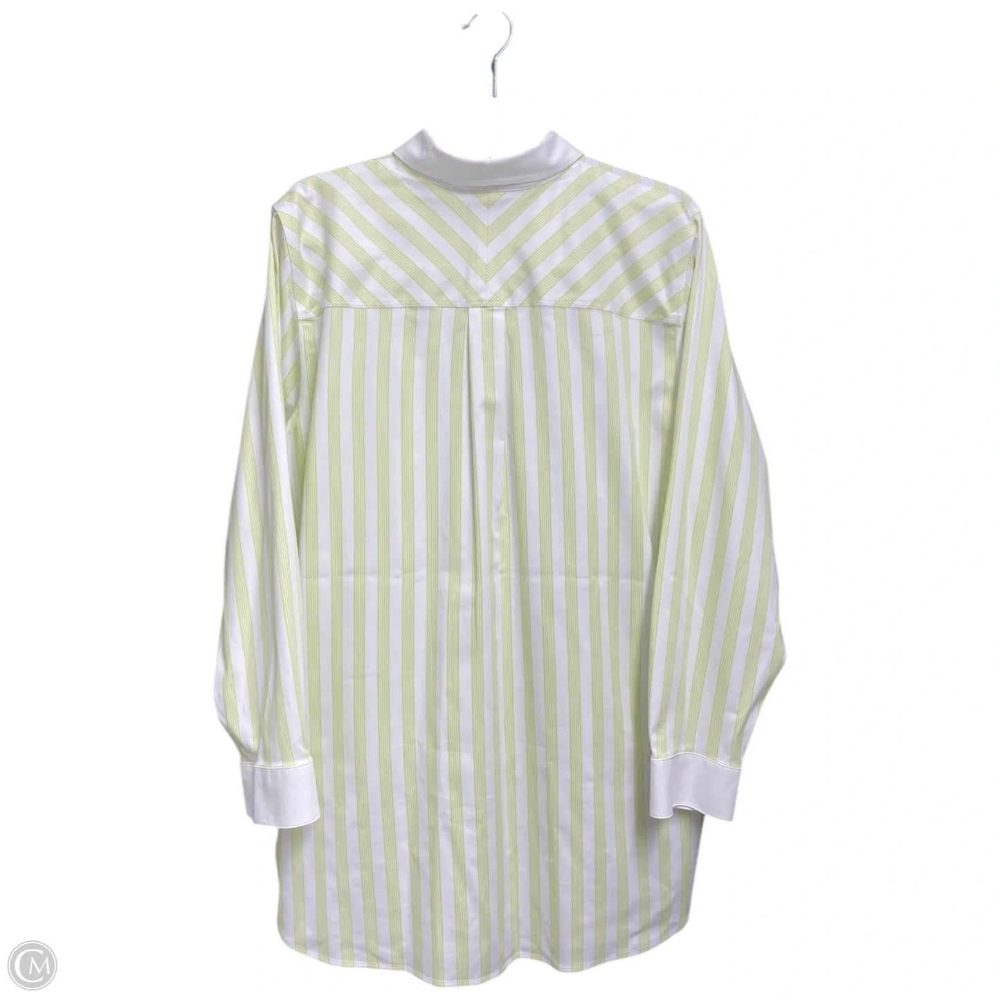 Top Long Sleeve By Chicos In Striped Pattern, Size: Xl