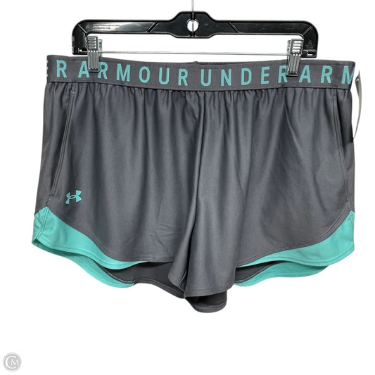 Athletic Shorts By Under Armour In Grey, Size: Xl