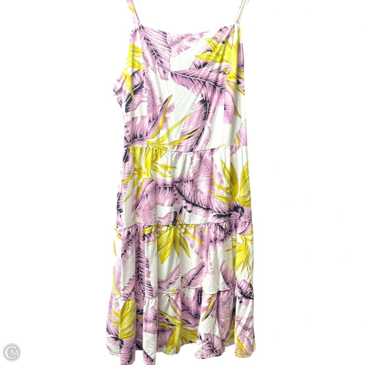 Dress Casual Short By Loft In Tropical Print, Size: 8