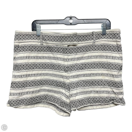 Shorts By Loft In Blue & Cream, Size: 12