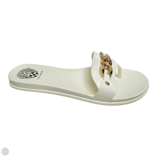 Sandals Flats By Vince Camuto In White, Size: 9