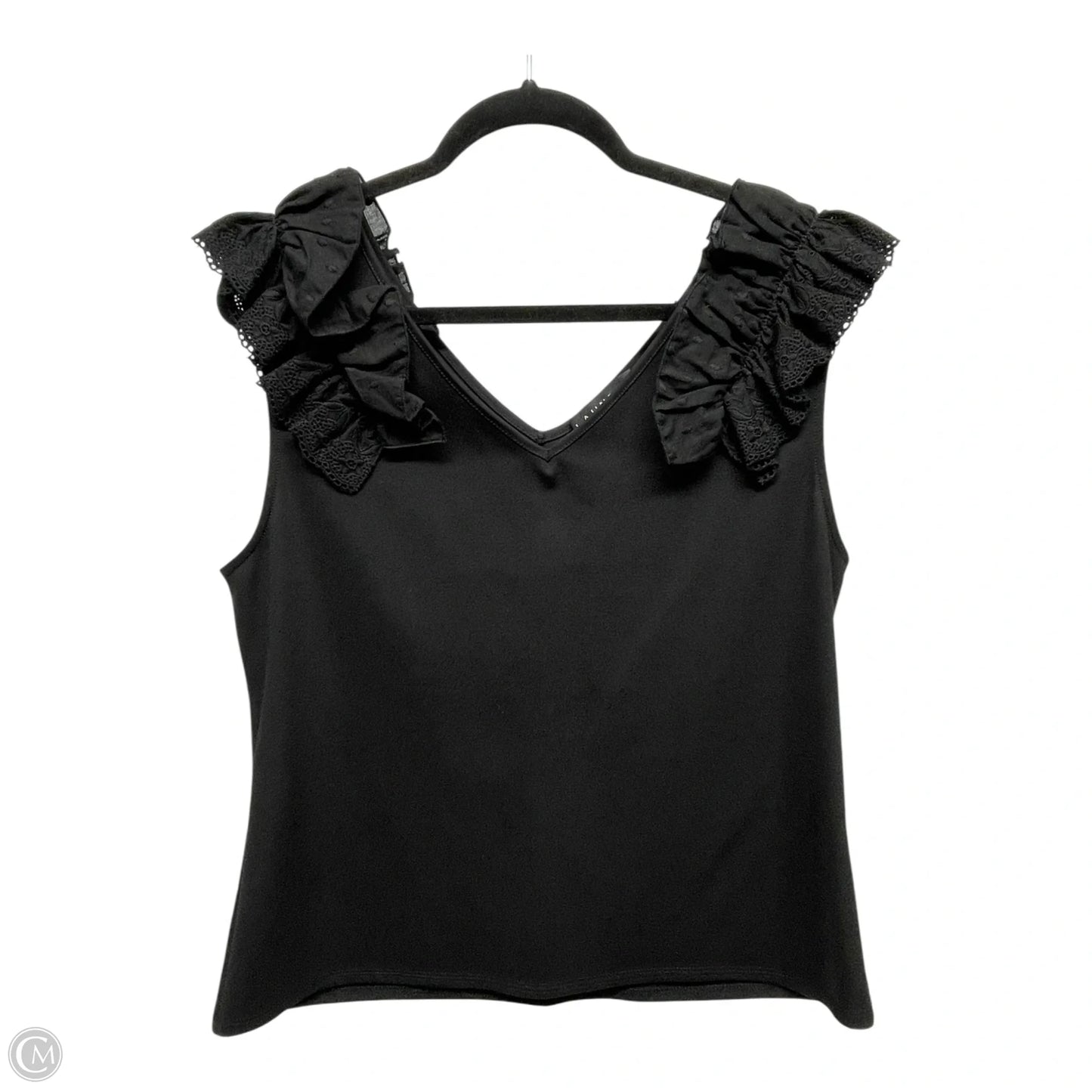 Top Sleeveless By Laundry In Black, Size: Xl