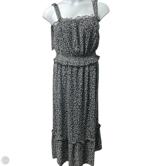 Dress Casual Maxi By Who What Wear In Black & Blue, Size: M