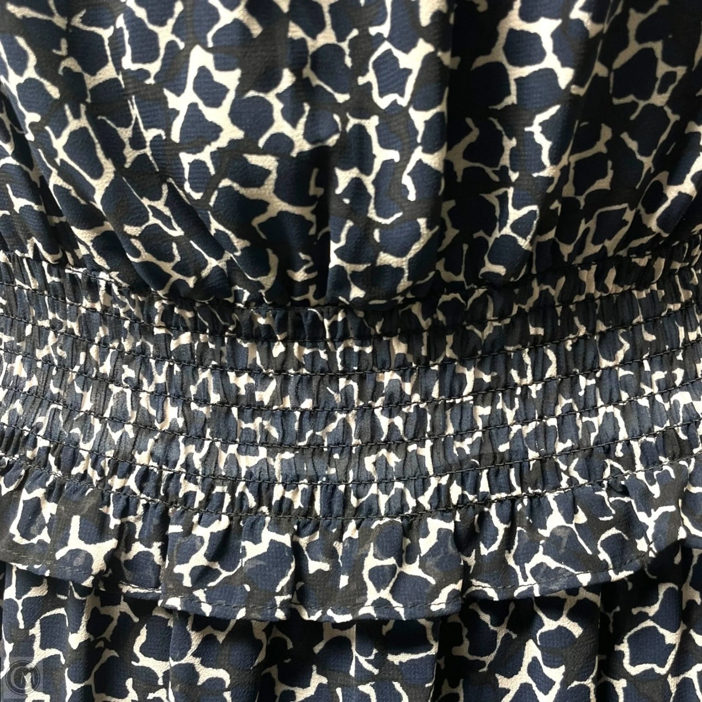 Dress Casual Maxi By Who What Wear In Black & Blue, Size: M