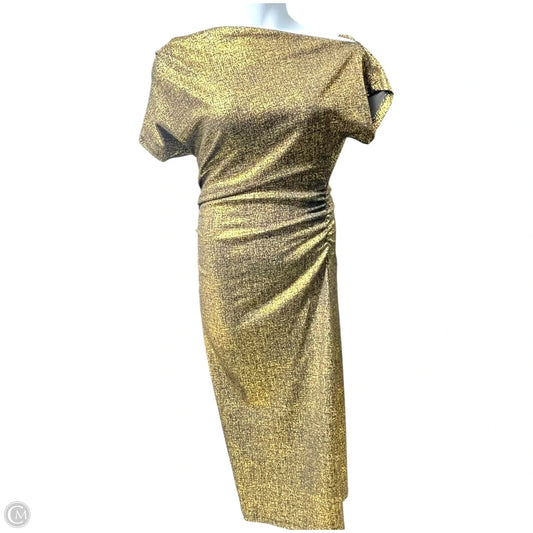 Dress Party Long By Gibson And Latimer In Black & Gold, Size: M