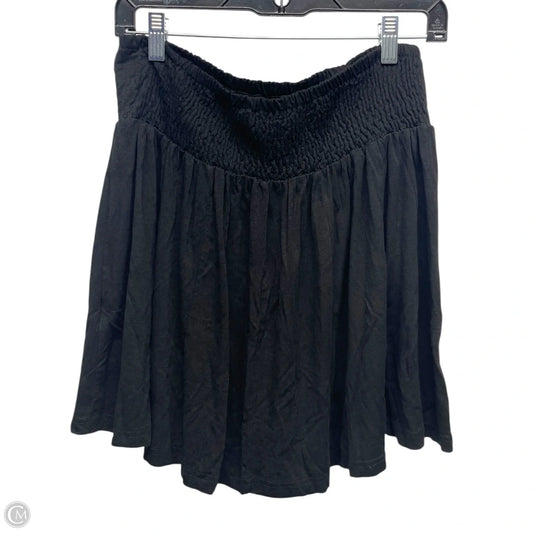Skirt Mini & Short By Earthbound In Black, Size: Xl