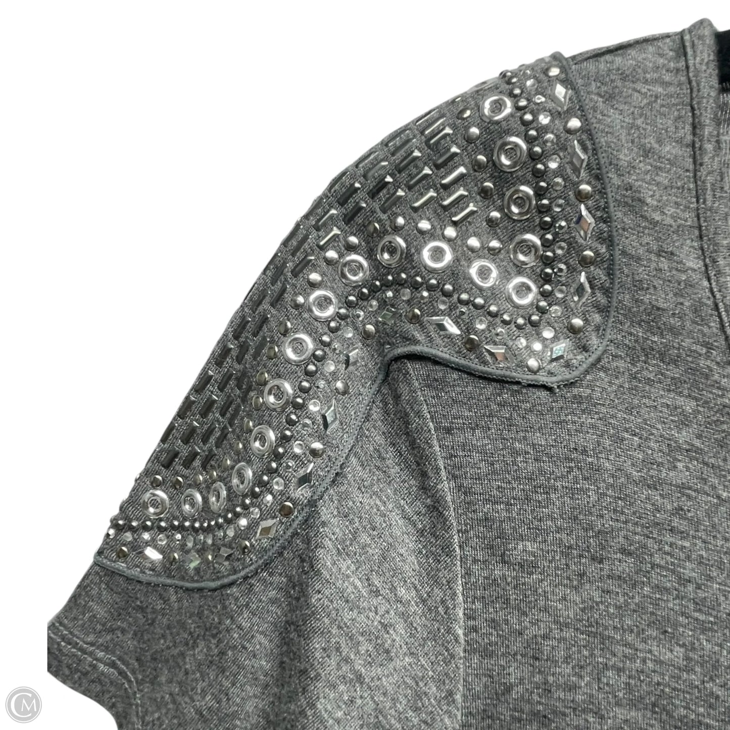 Top Short Sleeve By Inc In Grey, Size: Xs