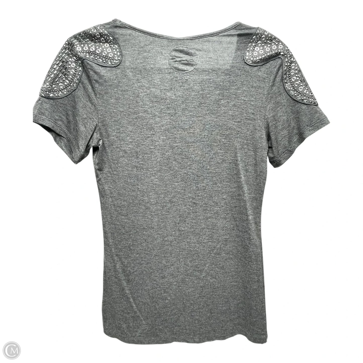 Top Short Sleeve By Inc In Grey, Size: Xs