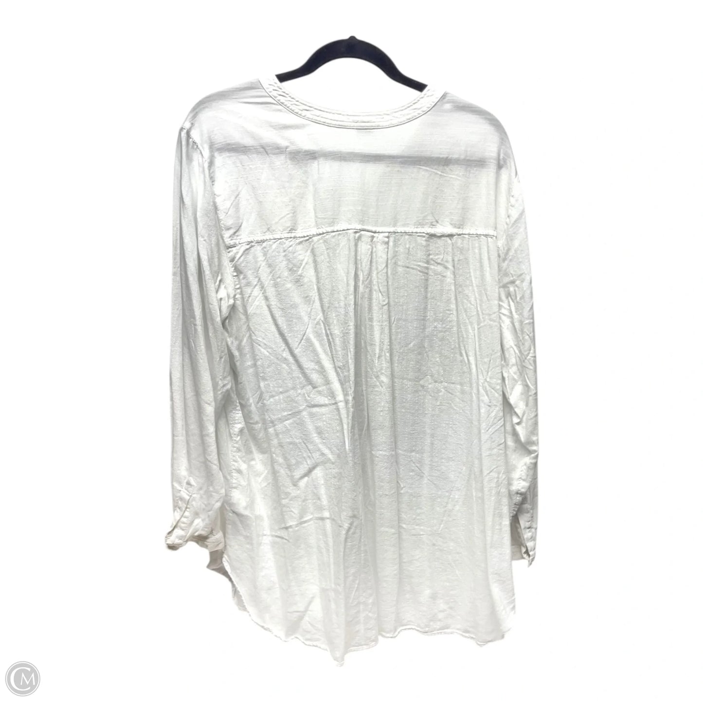 Top Long Sleeve By Old Navy In White, Size: Xxl