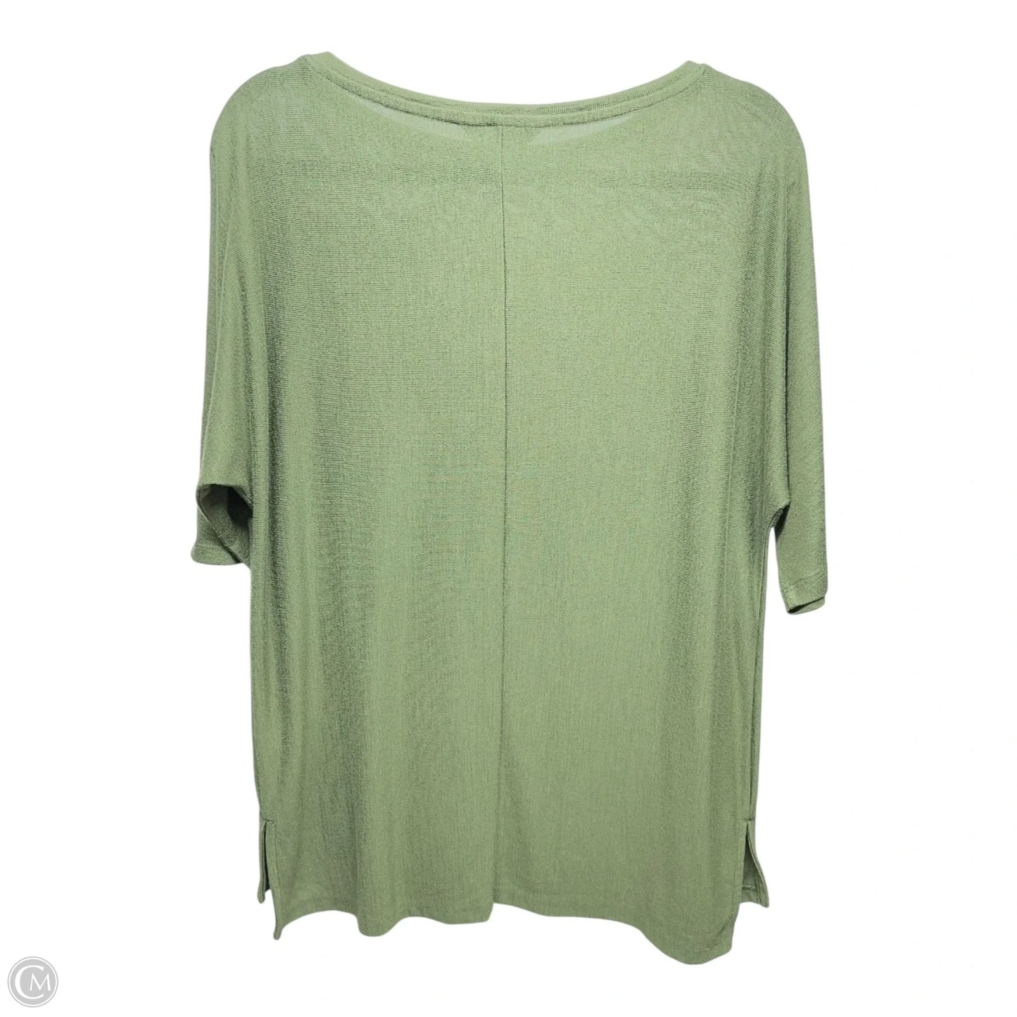 Sweater Short Sleeve By Banana Republic In Green, Size: M