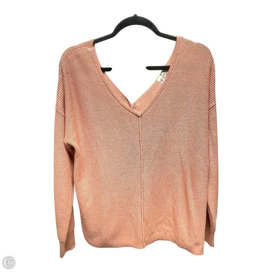 Sweater By Hippie Rose In Coral, Size: S