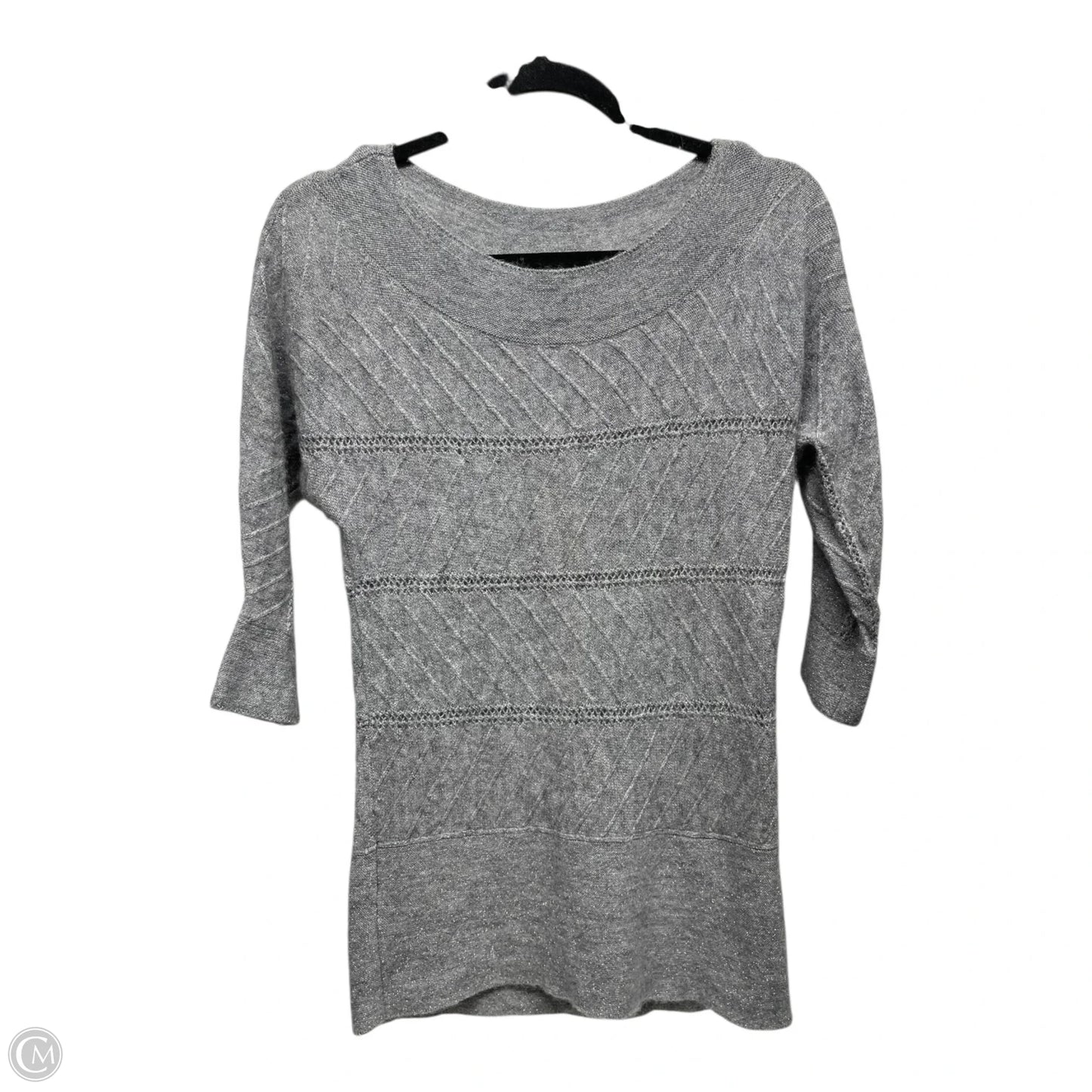 Sweater By White House Black Market In Silver, Size: Xs