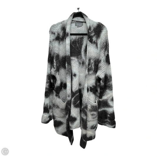 Cardigan By Anthropologie In Black & Grey, Size: Xs