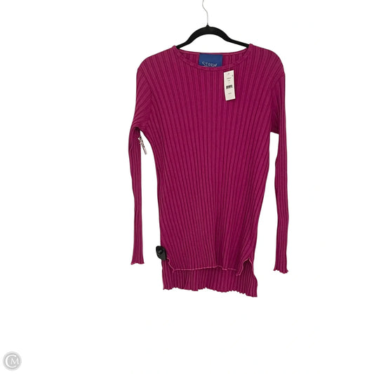 Top Long Sleeve Designer By SIMON MILLER In Pink, Size: S