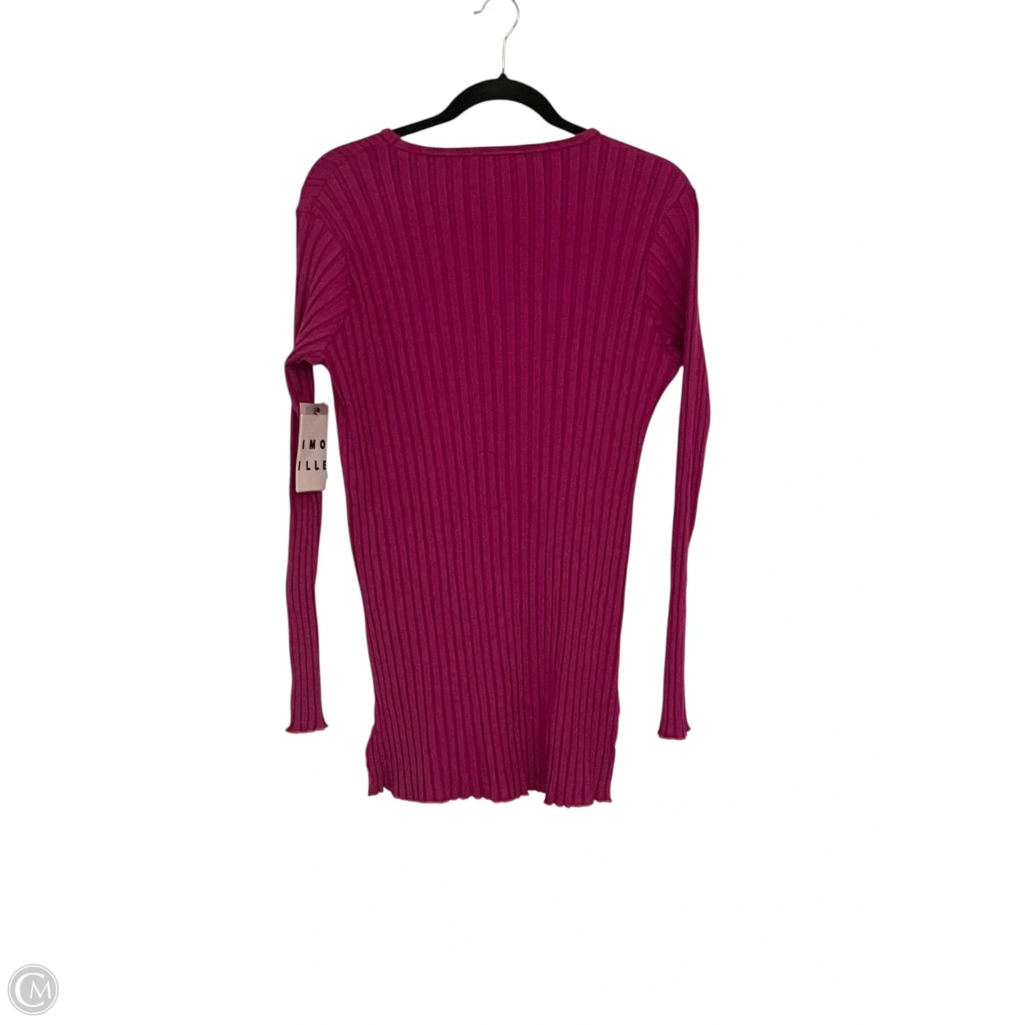 Top Long Sleeve Designer By SIMON MILLER In Pink, Size: S