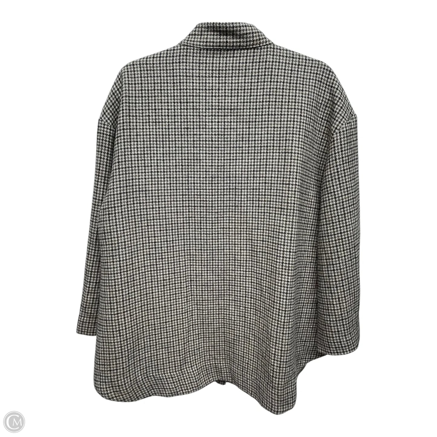 Jacket Shirt By Preston And New York In Plaid Pattern, Size: 14