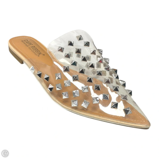 Shoes Flats By CAPE ROBBIN In Clear, Size: 8.5