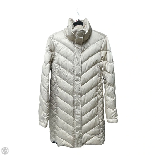 Coat Puffer & Quilted By Kenneth Cole Reaction In Beige, Size: M