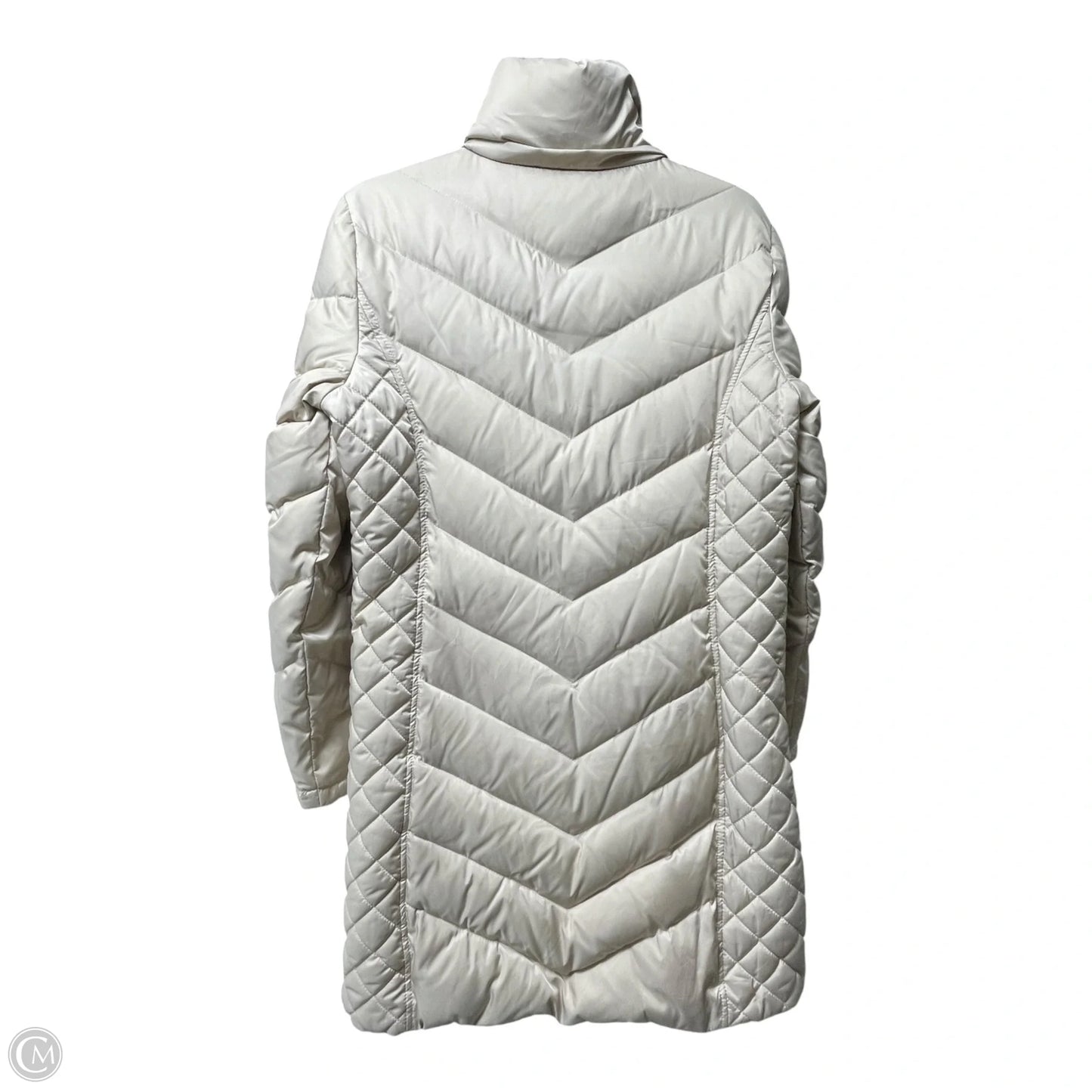 Coat Puffer & Quilted By Kenneth Cole Reaction In Beige, Size: M