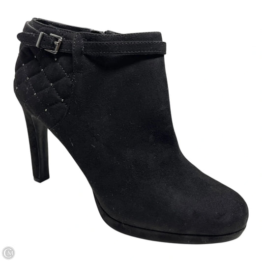 Boots Ankle Heels By Kelly And Katie In Black, Size: 9.5