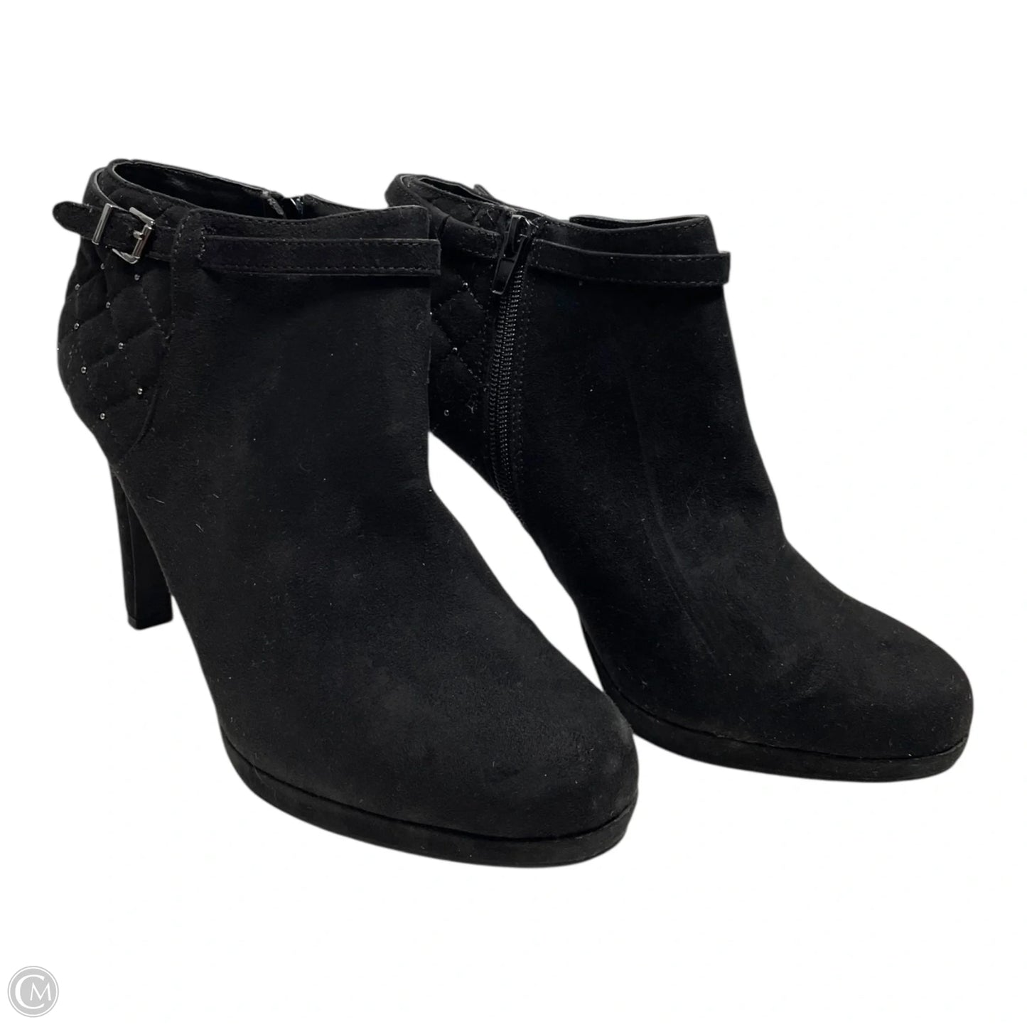 Boots Ankle Heels By Kelly And Katie In Black, Size: 9.5