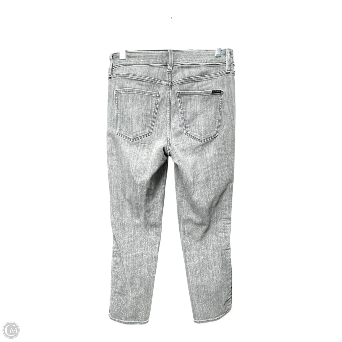 Jeans Straight By White House Black Market In Grey Denim, Size: 4