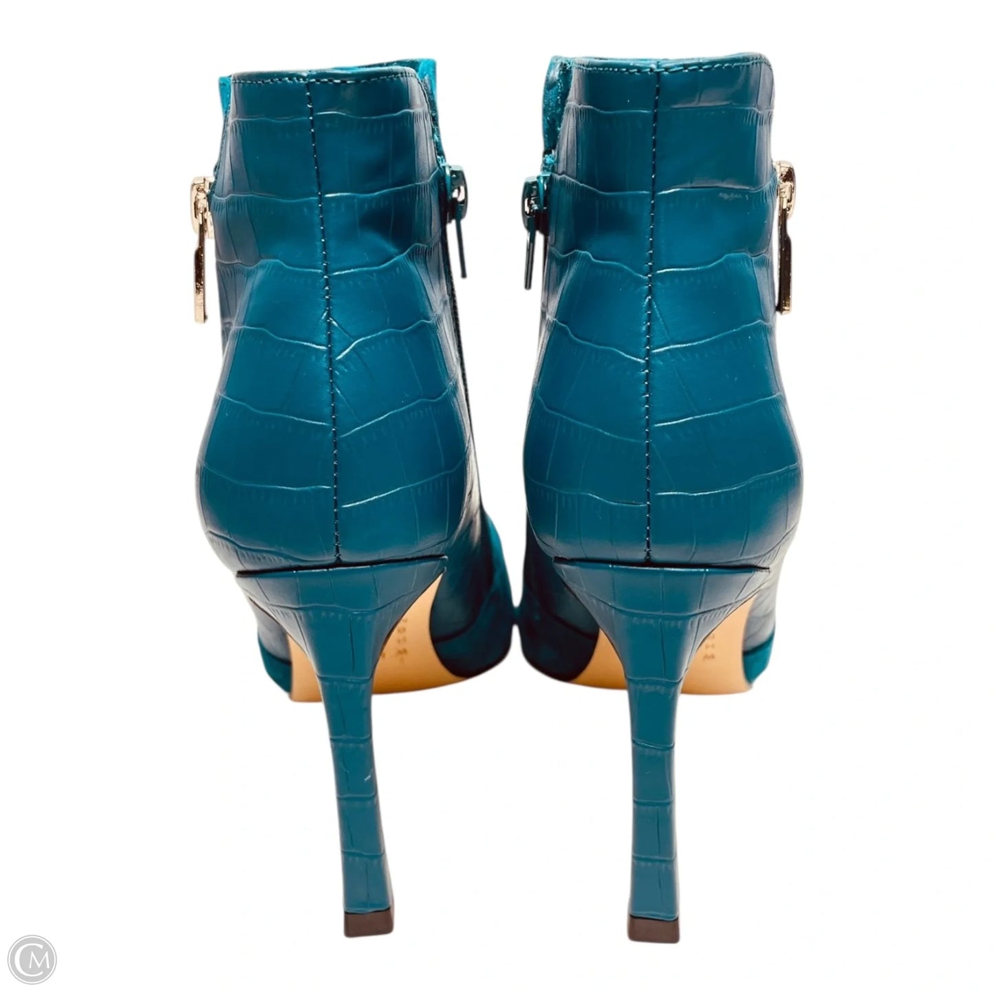 Boots Ankle Heels By White House Black Market In Teal, Size: 6.5