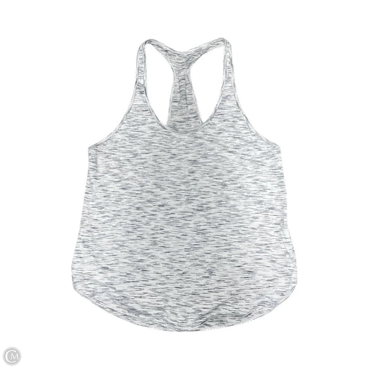 Athletic Tank Top By Lululemon In Black & White, Size: L