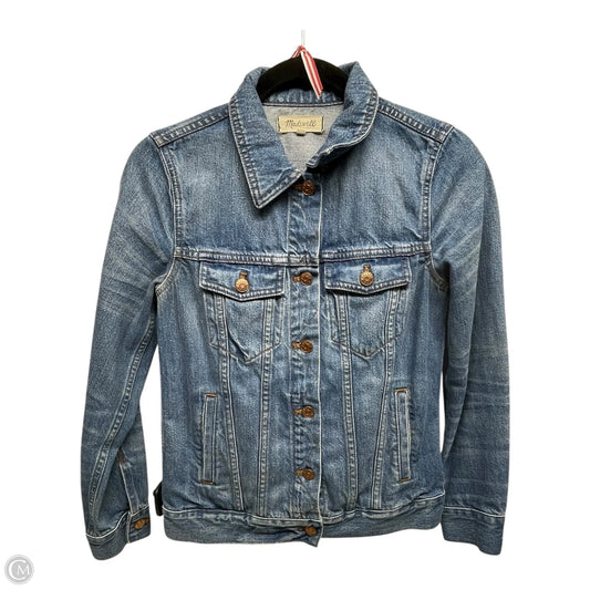 Jacket Denim By Madewell In Blue Denim, Size: S