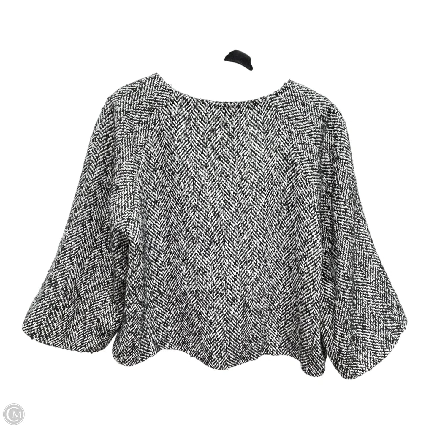 Jacket Other By Spense In Black & White, Size: L