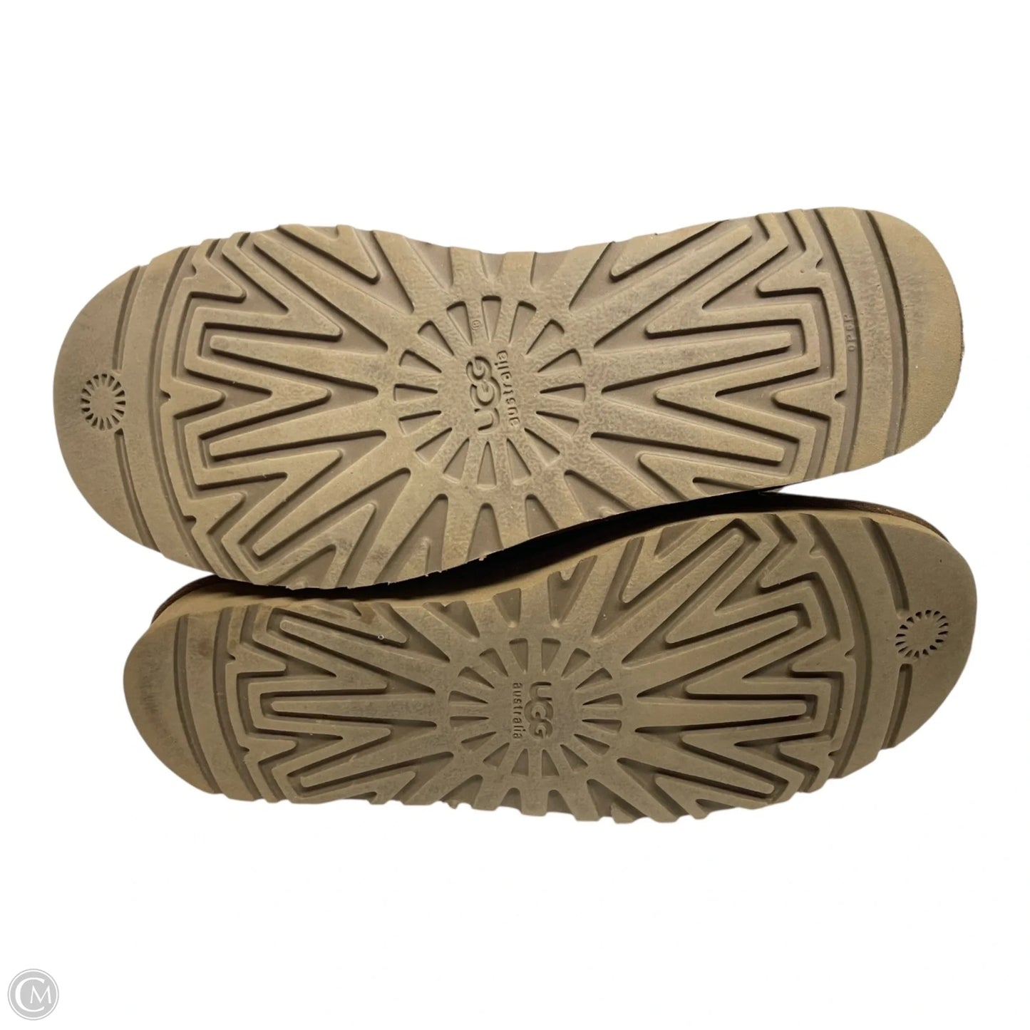 Boots Designer By Ugg In Brown, Size: 6