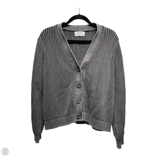 Sweater Cardigan By Old Navy In Grey, Size: L