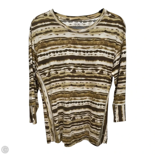 Top Long Sleeve By WESTBOUND In Tie Dye Print, Size: Mp