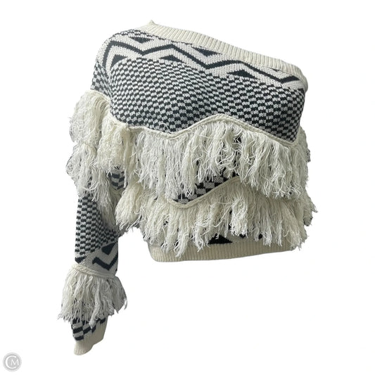 Sweater By Hazel And Olive In Black & Cream, Size: L