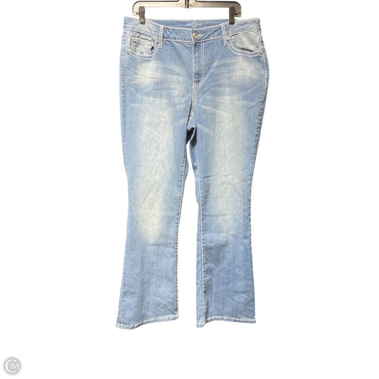 Jeans Boot Cut By Boutique + In Blue Denim, Size: 16