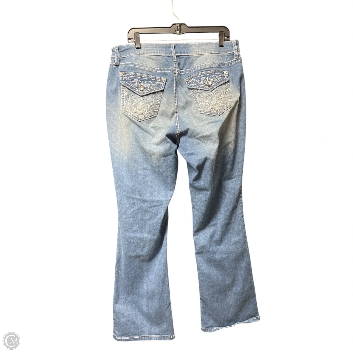 Jeans Boot Cut By Boutique + In Blue Denim, Size: 16