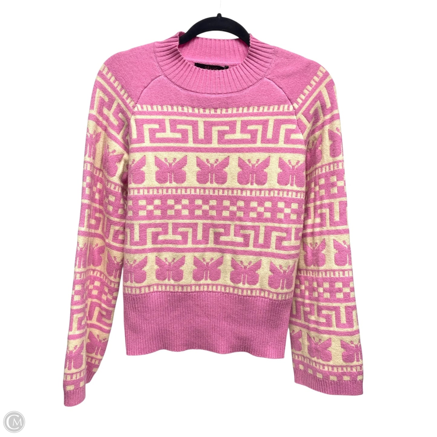 Sweater By Clothes Mentor In Pink, Size: L