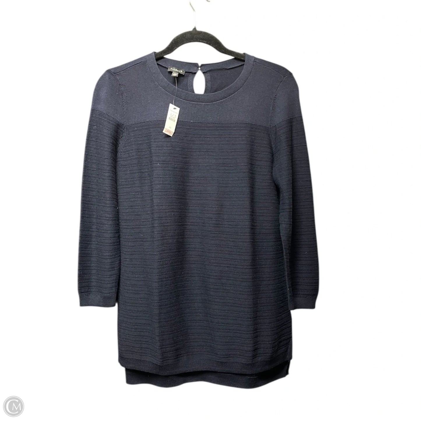 Sweater By Talbots In Navy, Size: Xs