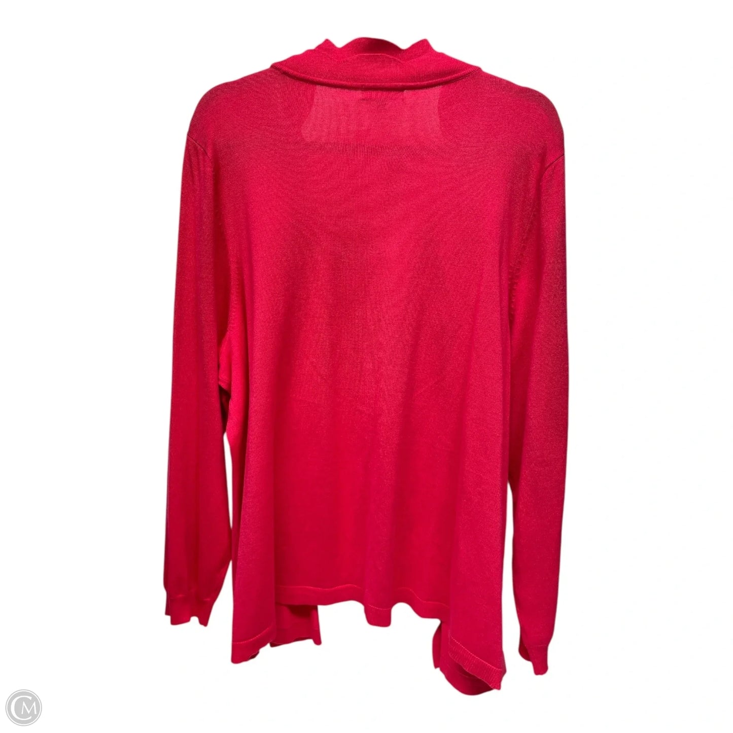 Sweater Cardigan By LETY & ME In Red, Size: 3x