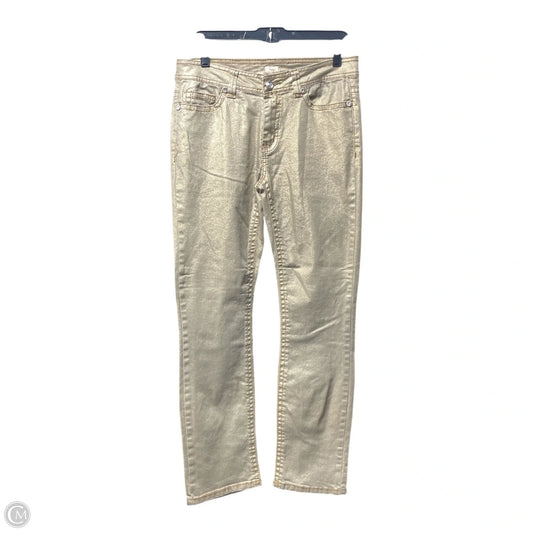 Jeans Straight By Reba In Gold, Size: 6
