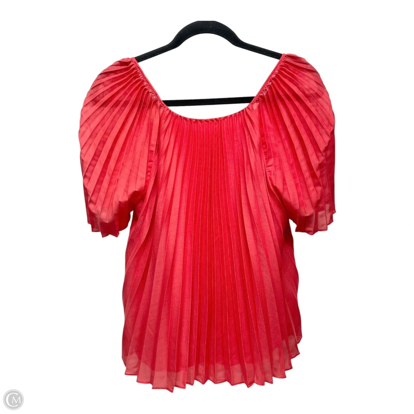 Blouse Short Sleeve By Sezane In Red, Size: Xs