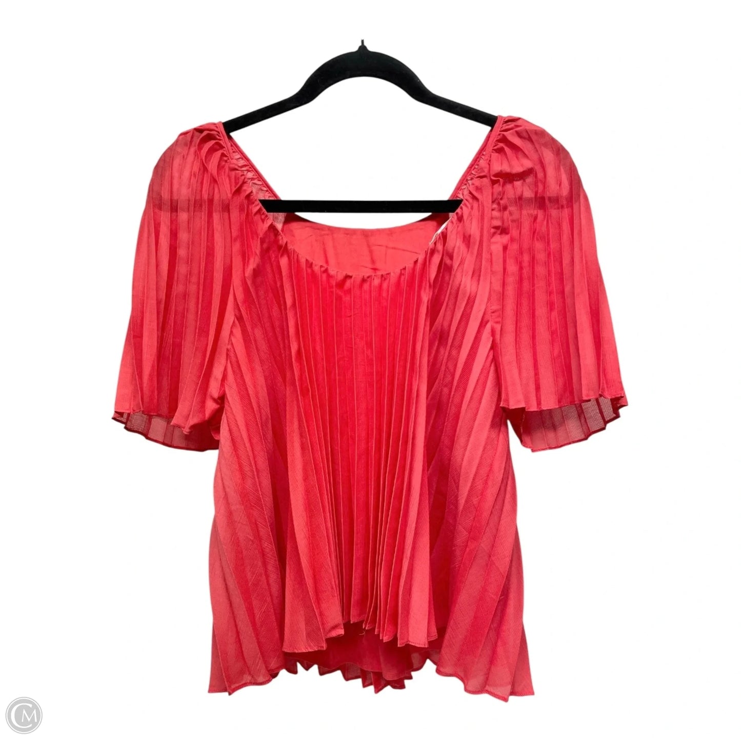 Blouse Short Sleeve By Sezane In Red, Size: Xs