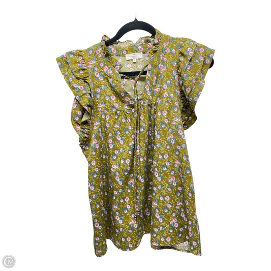Top Short Sleeve By Entro In Floral Print, Size: S