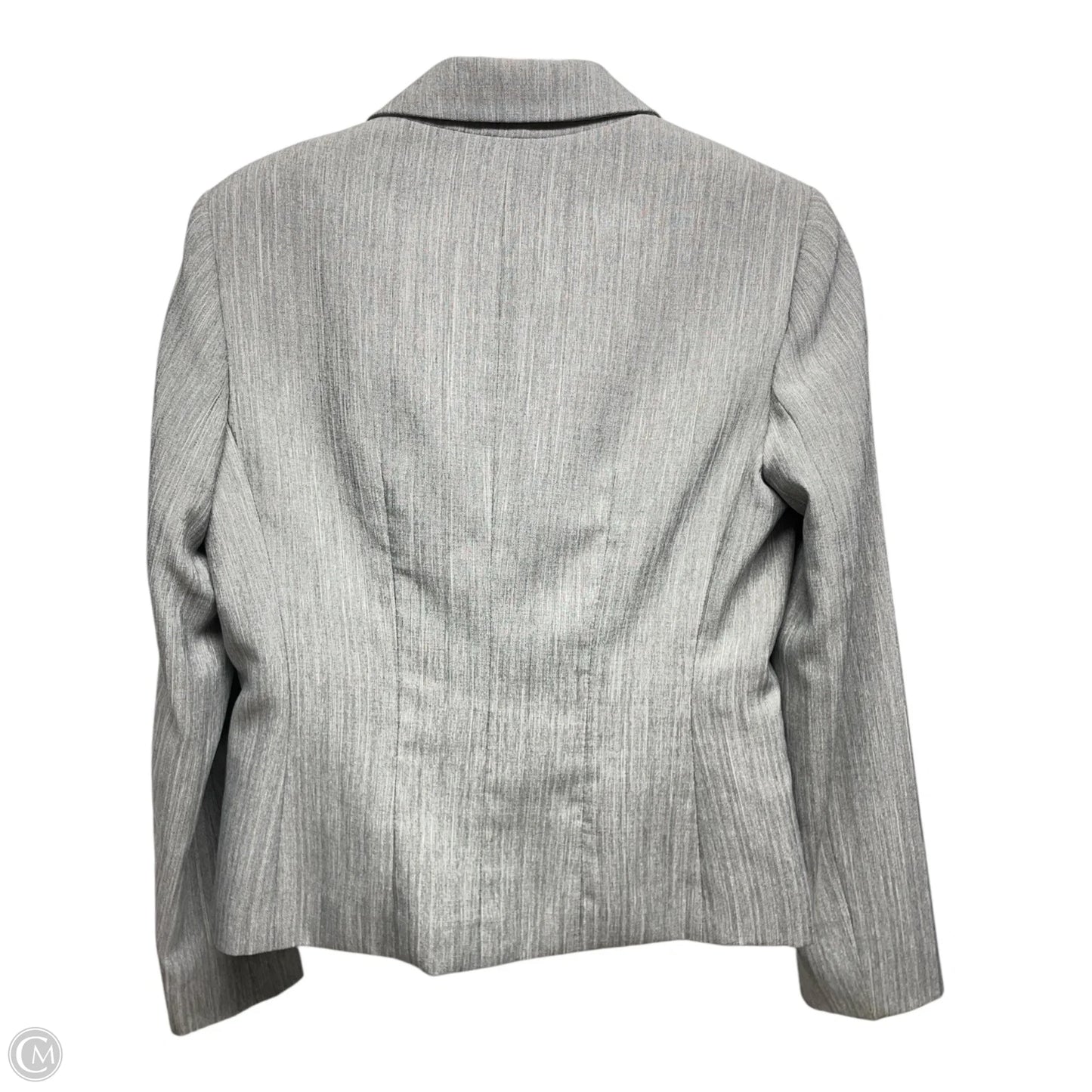 Blazer By Tahari By Arthur Levine In Grey, Size: 6